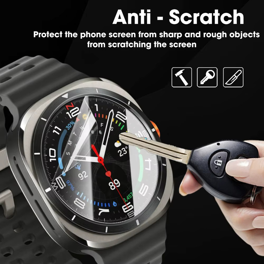 Samsung Galaxy Watch 8, 7, Classic und Ultra Hydrogelfolie Displayschutzfolie transparent (3–10 Stück) - Bild 3