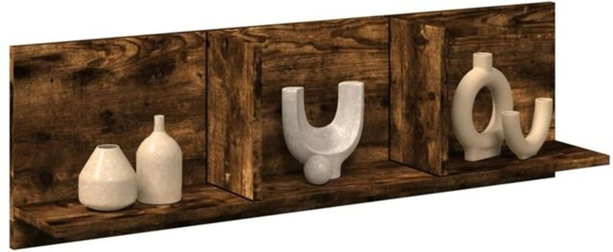 Wandschrank Vidaxl aus Holzwerkstoff in Braun im Industrial Design B: 100 cm, T: 16,5 cm, H: 30 cm - Bild 1