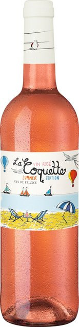 La Coquette Rosé Summer Edition Roséwein, Cabernet Sauvignon/Cinsault/Grenache/Merlot, Frankreich, 2025, halbtrocken, 12,0 %, 0,75 l - Bild 1