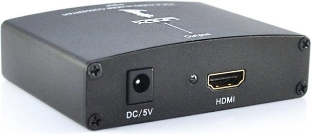 Lindy VGA & Audio zu HDMI Videokonverter, Schwarz - Bild 1