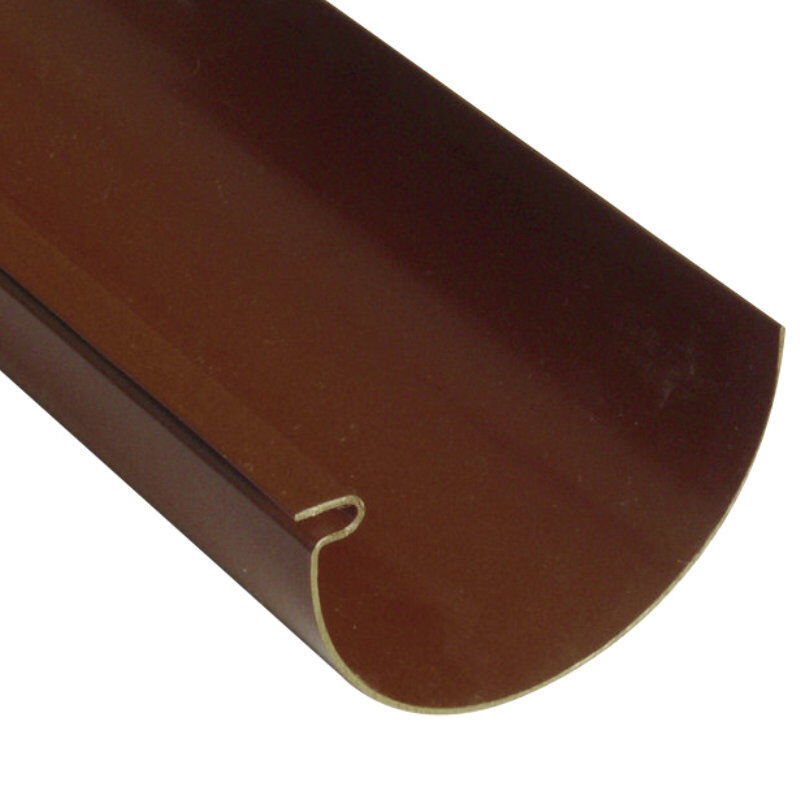 Friedrich von Lien AG Dachrinne halbrund aus Kunststoff, Durchmesser: 125 mm, Länge: 2,0 m - Bild 1
