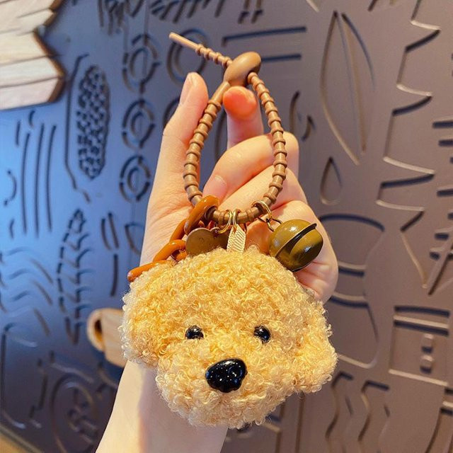 Rd lala Anhänger Plüsch Pudel Teddy Hund, brown, Unisex - Bild 1