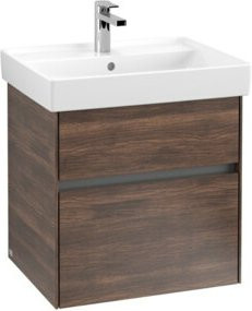 Villeroy & Boch Waschtischunterschrank Collaro in Arizona Oak, B/T/H: 55,4 x 44,4 x 54,6 cm - Bild 1