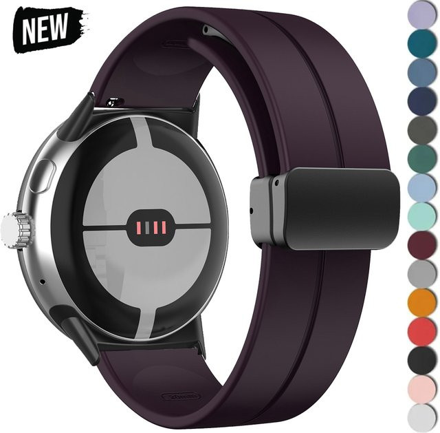 Geekthink Uhrenarmband Silikon, Magnetarmband, Unisex - Bild 1
