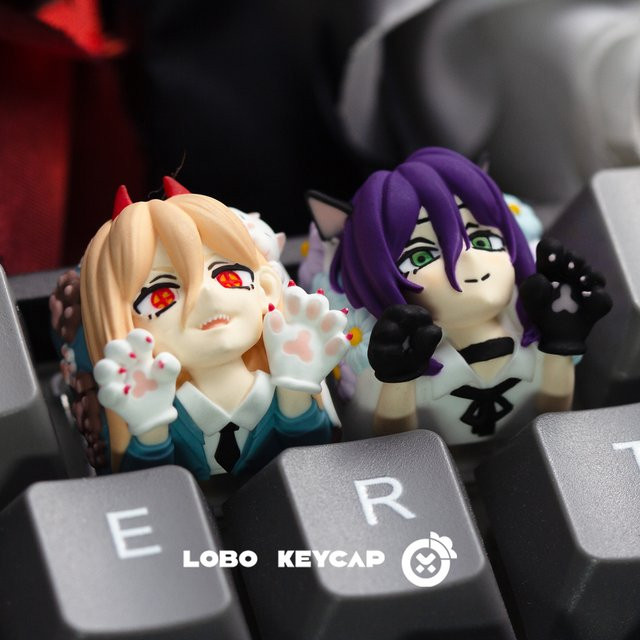 Ajazz Keycap Kettensäge Mann Reze Power Harz Mechanische Tastatur Zubehör Multicolour - Bild 1