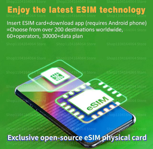 EasyEUICC eSIM-Schreiber für iOS und Android, Open Source eSIM zu physischer SIM-Karte mit optionalem Adapter, Multicolor - Bild 1