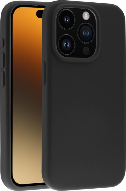 Vivanco Mag Hype Cover Handyhülle für iPhone 15 Pro Max mit Magnetic Wireless Charging Support, Schwarz - Bild 1