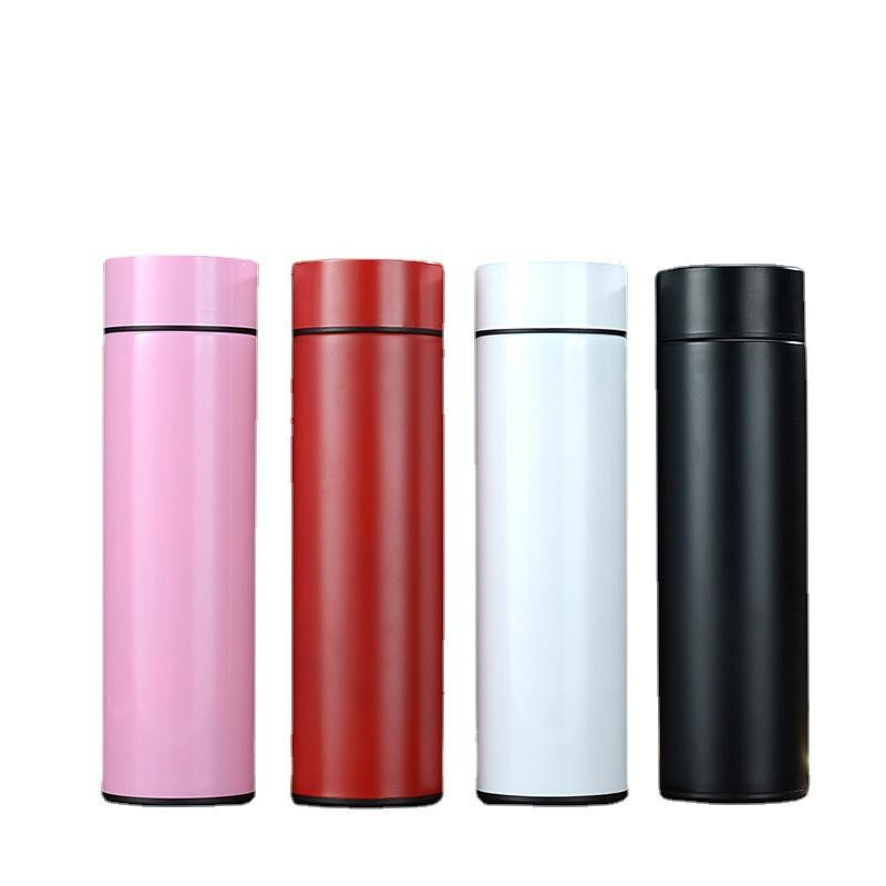 Binchi Outdoor Equipment Intelligente Thermos Tasse aus 304 Edelstahl mit Digital Display und Doppel-Vakuum-Isolierung, Blau, 500ml - Bild 2