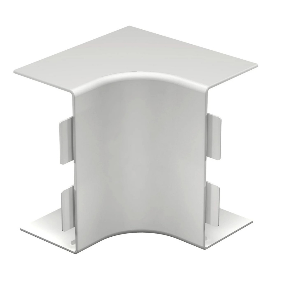 OBO Inneneckhaube WDK HI60130RW zur Richtungsänderung von Wand- und Deckenkanälen, Weiß, Kunststoff - Bild 1