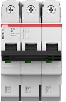 ABB S403P-B16 Leitungsschutzschalter 16A 240V in Weiß - Bild 1