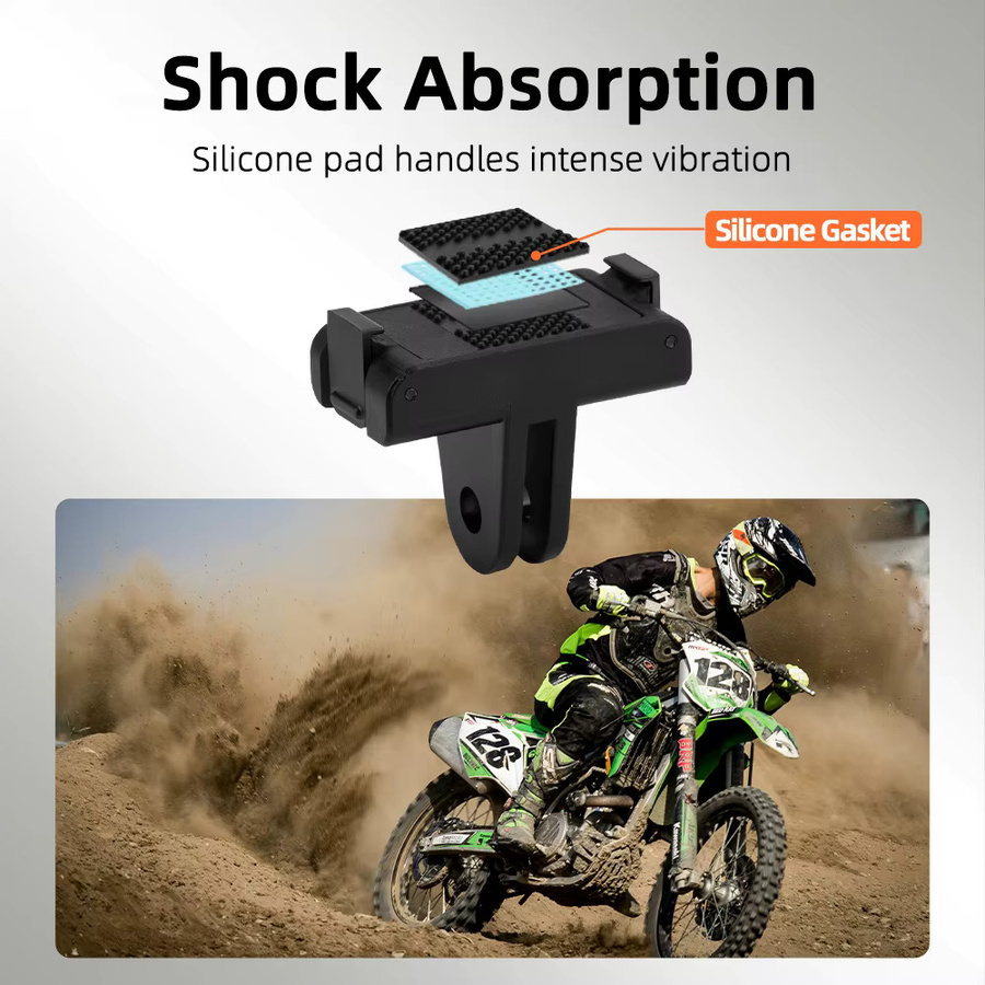 DJI OSMO Action 6 Schnellwechsel-Basis-Adapterhalterung in Schwarz für deine Action Camera - Bild 3