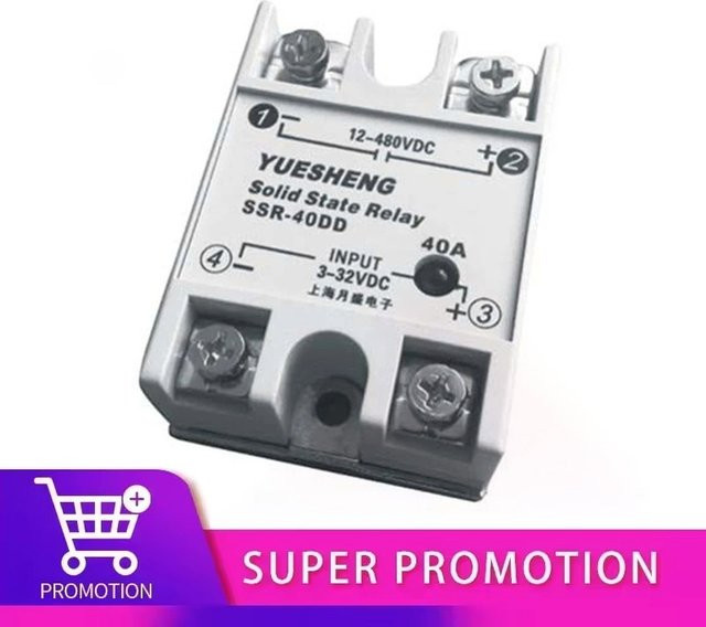 DC-Halbleiterrelais SSR-40DD DC-Controller für sanften Motorstart mit 40A und 480V - Bild 1