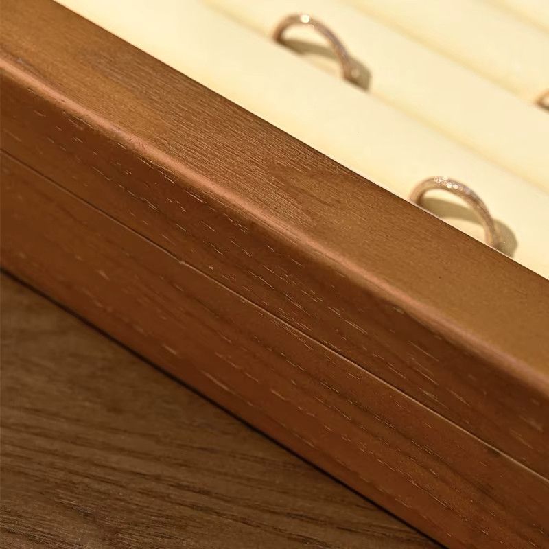 Oirlv Schmuckschatulle aus Holz als Organizer und Vitrine für Uhren, Ringe, Halsketten und Armbänder - Bild 3