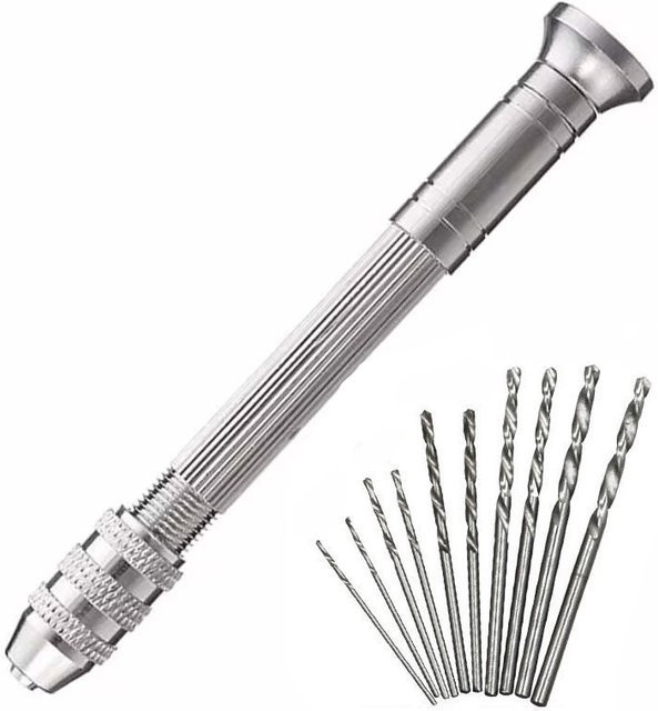 DQG Manueller Pin-Schraubstock aus Stahl in Silber für die Uhrenreparatur und Schmuckherstellung - Bild 1