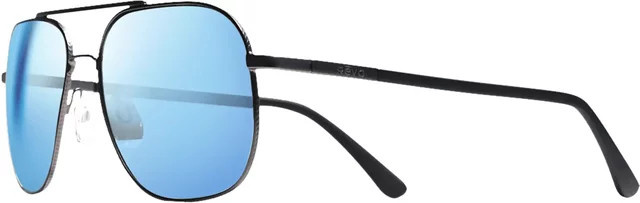 Revo Logan Sonnenbrille, Aviator, Vollrand, Unisex, Black, Blue - Bild 1