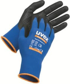 Uvex Schutzhandschuh Athletic Lite Dry 60033 in Blau, Größe 6 - Bild 1
