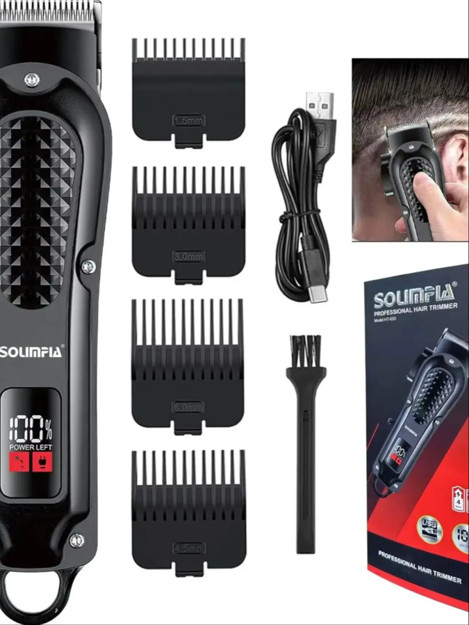 Solimpia Elektrischer Haarschneider, Schwarz, Unisex - Bild 7