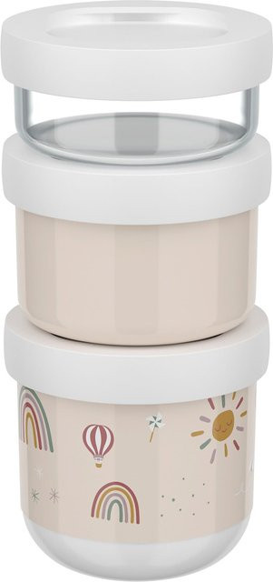 Mepal Mio 3-teilige Snackbox stapelbar und auslaufsicher Multicolor - Bild 1