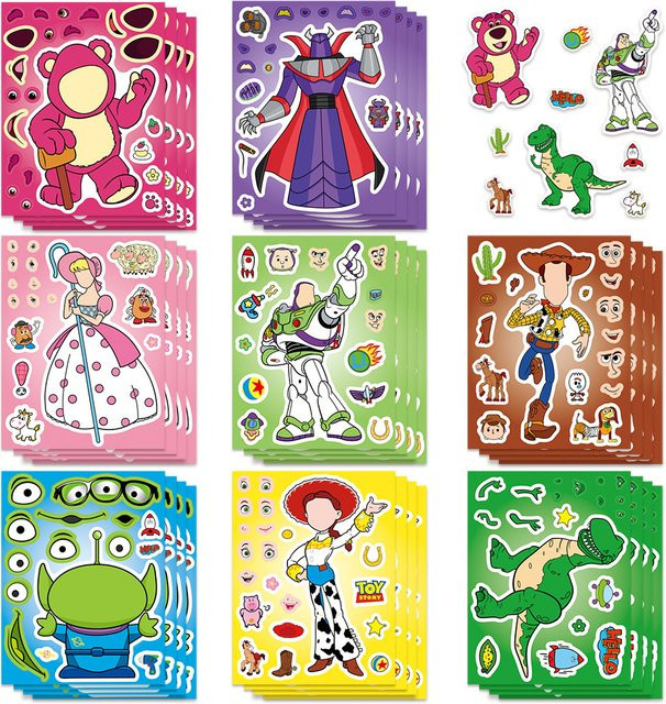 Disney Toy Story 2 Puzzle-Aufkleber, 16 Blatt - Bild 1