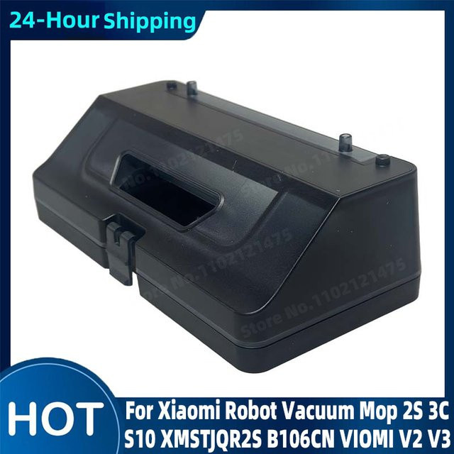 QIXIAO 2 in 1 Wassertank und Staubbehälter Ersatzteil-Set für Xiaomi Mijia Vakuum Mop 2s 3c s10 Viomi v2 v3 in Schwarz - Bild 1