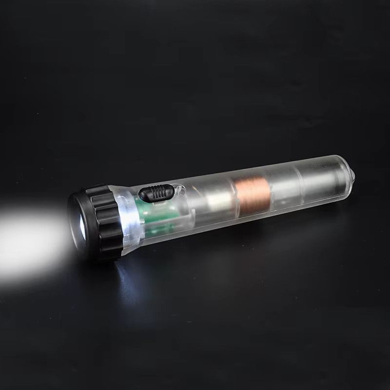 Soulbao Farah Notfall-Taschenlampe mit Handkurbel und Magnetfunktion als Physik-Lehrmittel - Bild 2