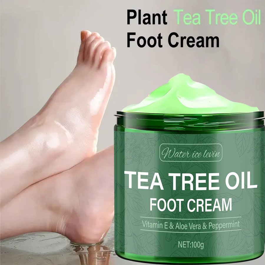 Water Ice Levin Teebaumöl-Fußcreme mit Vitamin E und Aloe Vera - Bild 5