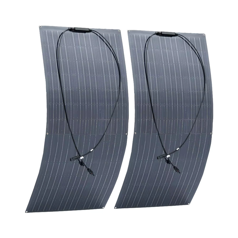 xinpuguang Flexibles Solarpanel 12V Kit Photovoltaik-System für Haus, Auto und Wohnmobil in Weiß - Bild 4