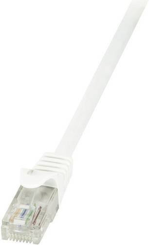 LogiLink CP2091U CAT 6 U/UTP RJ45 Netzwerkkabel Ethernet LAN Patchkabel Weiß, Länge: 10,00 m - Bild 1
