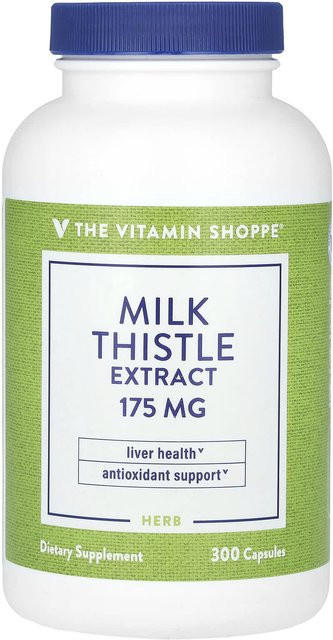 Vitamin Shoppe Mariendistelextrakt, 175 mg, 300 Kapseln, Unisex - Bild 1