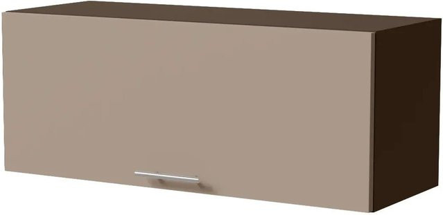 Feldmann-Wohnen Klapphängeschrank Brerra W4B/90 in Lava Graubeige Matt mit Blum Aventos Klappenbeschlag, B/T/H: 90 x 32,5 x 36 cm - Bild 1