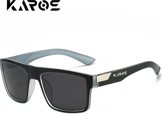 Karos Sportsonnenbrille, Vollrand, Square, Kunststoff, Schwarz, Unisex - Bild 1