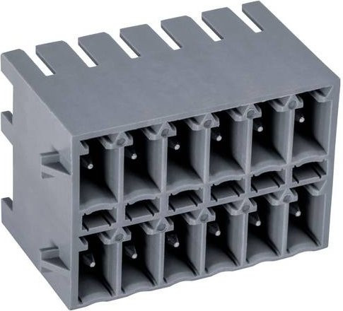 PTR Hartmann Stiftleiste Standard Grau mit 11 Polzahlen und 3,5 mm Rastermaß - Bild 1