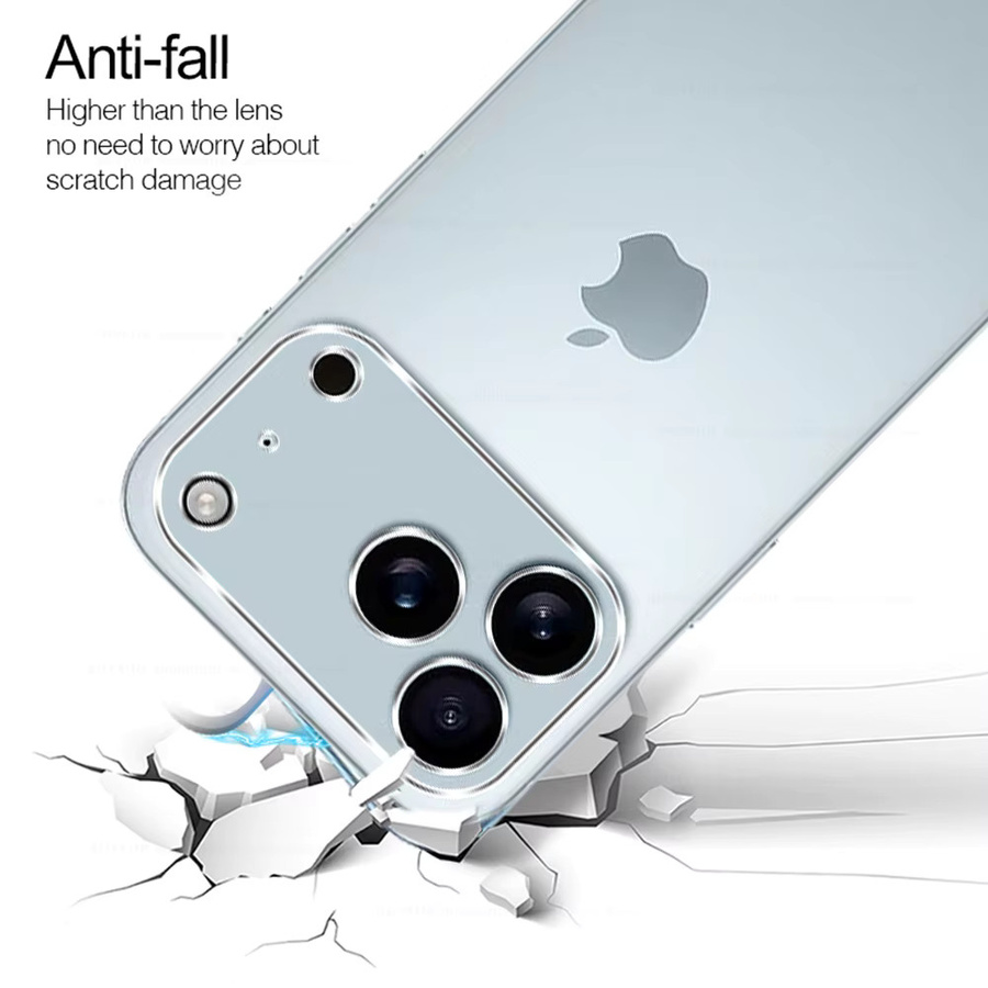 2er-Set 3D gebogenes gehärtetes Glas für iPhone 17 Pro Max und iPhone 17 Pro als transparenter Kamera-Objektivschutz und Linsenschutz - Bild 3