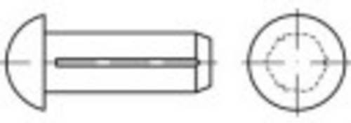 TOOLCRAFT 136540 Halbrundkerbnagel aus Stahl, Durchmesser: 4 mm, Länge: 15 mm, 500 Stück - Bild 1