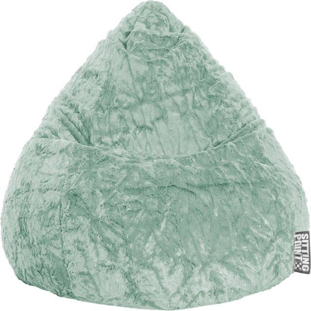 Sitting Point Sitzsack Fluffy 220 in Salbei mit abnehmbarem Bezug und EPS-Mikroperlen - Bild 1