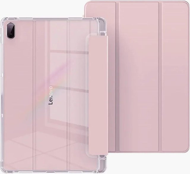 Xiaomi Silikon-Hülle mit Stifthalter-Abdeckung für Tab P11 2. Generation, M10 Plus 3 und Xiaoxin Pad 11 Plus in Rosa - Bild 1