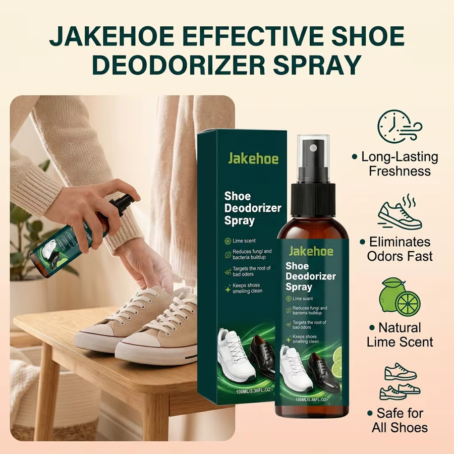 JAKEHOE Schuh-Deo-Spray mit Zitrusduft als Geruchsentferner und Hemmstoff gegen Bakterien und Pilze - Bild 5