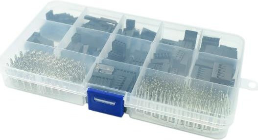 Si Tai&SH Dupont Stecker und Buchsen Set für elektronische DIY-Projekte mit 1 bis 5 Pin Header Gehäusen, 2,54mm Pitch - Bild 1