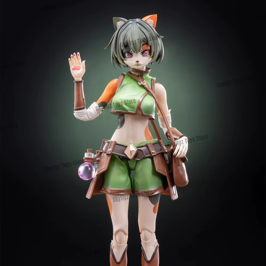 Ladotoys Cat Tonia Tigris Era-002 Kräuter-Actionfigur, Calico Cat Girl Anime Mystic Land, Einzelfigur - Bild 5