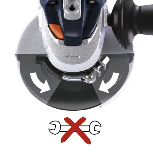 KRAFTRONIC Winkelschleifer KT-WS 750 in Blau mit 750 W Leistung und 12000 U/min Drehzahl - Bild 2