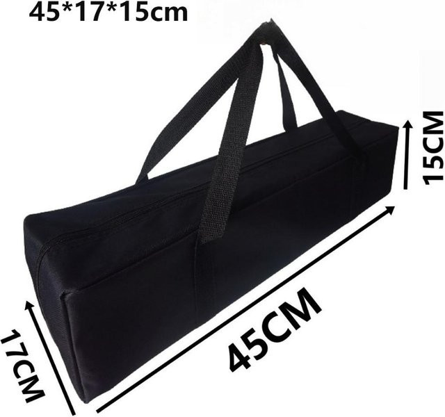 PYpengyuqiche Werkzeugtasche aus Oxford-Stoff in Schwarz, Aufbewahrungstasche für Markisenstangen und Outdoor-Zubehör, B/T/H: 45 x 17 x 15 cm - Bild 1