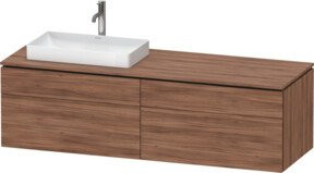 Duravit L-Cube Waschtischunterschrank in Natur, Breite: 162 cm, Tiefe: 55 cm, Höhe: 48,2 cm - Bild 1