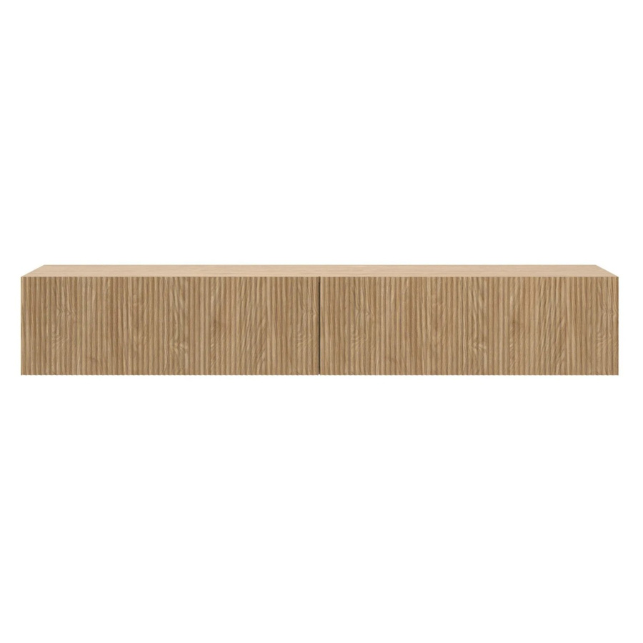 Selsey TV-Hängeboard Nolie in Geölter Eiche, Japandi Stil, Breite: 175 cm, Tiefe: 32 cm, Höhe: 28,5 cm - Bild 2