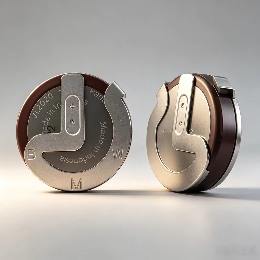 Panasonic VL2020 Wiederaufladbare Lithium-Batterie für Autoschlüssel in Silber - Bild 3