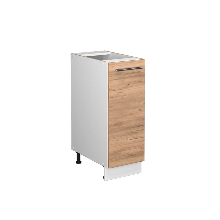 Vicco Apothekerunterschrank Fame-Line Küchenschrank in Weiß und Eiche mit 30 cm Breite - Bild 3