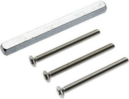 Dieckmann Befestigungssatz Nr. 51 in Silber mit M6x85 und 4-KT.8x100mm - Bild 1