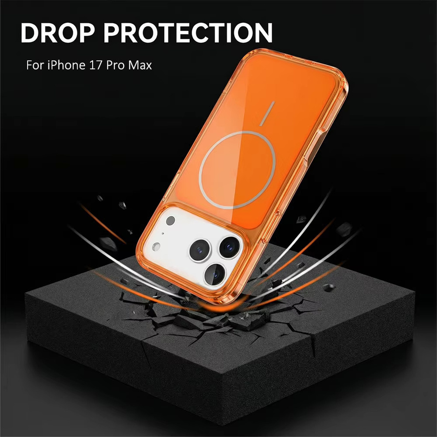 Apple Luxus-Schutzhülle für iPhone 17/18 Pro Max, 17 Air und 17/18 Pro mit magnetischer kabelloser Ladeabdeckung in Weiß - Bild 2