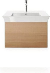 Duravit Waschtischunterschrank White Tulip in Weiß, wandhängend mit 1 Auszug, B/T/H: 68,4 x 45,8 x 41,0 cm - Bild 1