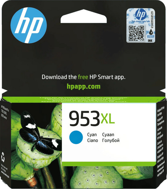 HP 953XL Tintenpatrone Cyan für Inkjet-Drucker - Bild 1