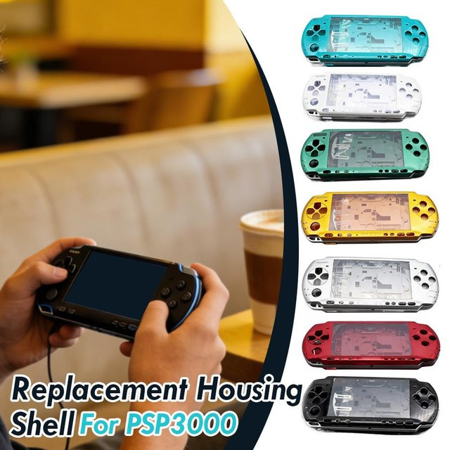 Sony Ersatz-Vollgehäuse für PSP3000-Konsole inklusive Tasten und Schrauben in Pink - Bild 1